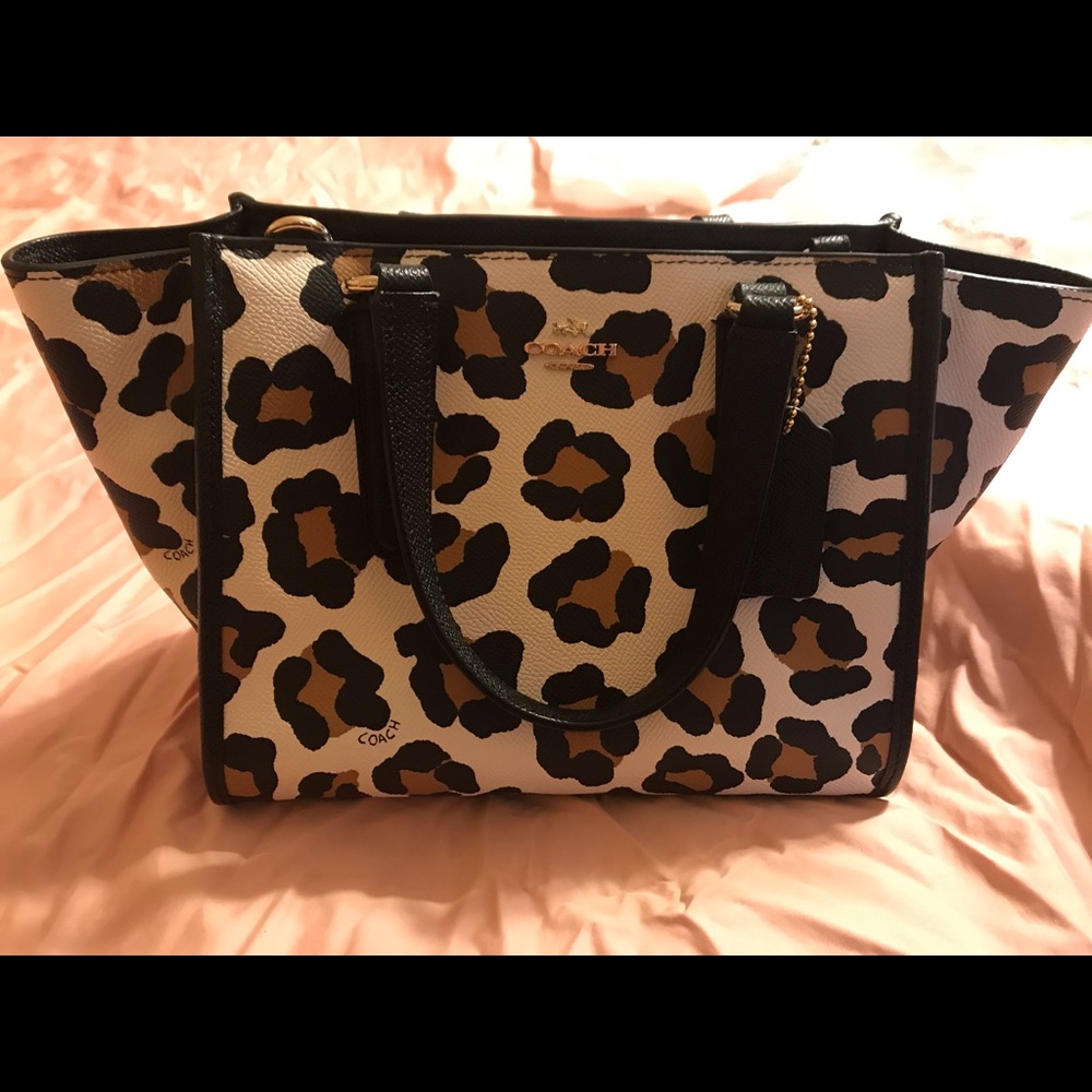 Coach Animal Print Satchel